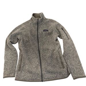 Patagonia Heathered Gray Zip-Up Fleece